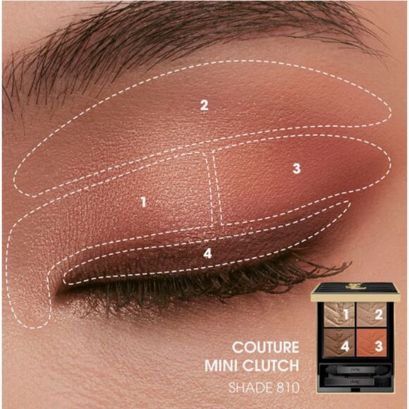NWT Yves Saint Laurent Couture Mini Clutch Luxury Eyeshadow Palette YSL Palette - Picture 6 of 8